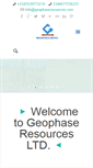 Mobile Screenshot of geophaseresources.com
